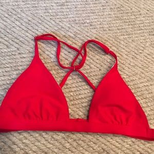 Nasty Gal Red Bikini Top